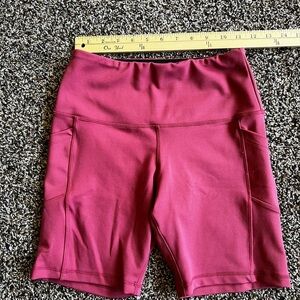 Women's Burgundy Shorts